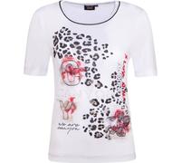 CANYON Damen Shirt T-Shirt 1/2 Arm (517002) 42 offwhite/hibiskus