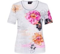 CANYON Damen Shirt T-Shirt 1/2 Arm (587002) 40 silvergrey-pink-mango