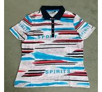 Canyon Women Sports Poloshirt blau-weiss-ozean-rot (42)