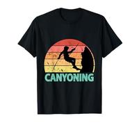 Canyoning-Liebhaber, Canyoning, Abseilen, Retro T-Shirt