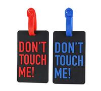 Cao Reise-Etiketten, 10,4 x 6,5 cm, Silikon, für Erwachsene, Unisex, 10,4 x 6,5 cm, 2 Stück