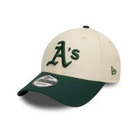 New Era Baseballkappe Colour Block 9FORTY Oakland Athletics Hell-/Dunkelgrün OSFM