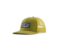 Patagonia P-6 Logo Trucker Hat graze green - Größe One size