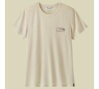 Technisches T-Shirt Patagonia W's Cap Cool Trail Shirt - Stratapeaks (Dyno White) Damen S