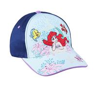 Cap für Kinder Arielle, die Meerjungfrau - Rosa - Geeignet von 2 bis 8 Jahren - Baumwolle & Polyester - Kinder Cap Elsa & Olaf mit Verstellbarem Klettverschluss - Original Produkt in Spanien Designed