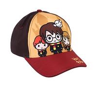 Cap für Kinder Harry PotterBraun-Geeignet von 2 bis 8 JahrenAus Baumwolle und PolyesterKinder Cap mit Verstellbarem KlettverschlussOriginal in Spanien