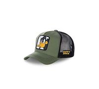 Cap Herren Looney Tunes, Tracker Kappe Herren, Daffy, Atmungsaktiv, Grün, Einheitsgröße