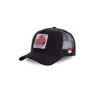 Cap Herren Pokemon, Tracker Kappe Herren, Pokeball, Anti-Reizung, Schwarz, Einheitsgröße