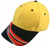 Cap mit besticktem Schild 4 Farben gelb