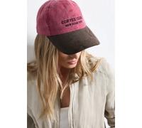 Cap mit Strukturmix und Slogan