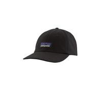 Patagonia Unisex P-6 label trad cap Baseball Kappe, Schwarz, Einheitsgröße EU