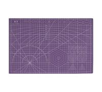CAPASTEC Selbstheilende Schneidematte 45x30cm (A3) Doppelseitige Bastelplatte Nähmatte Schneidematte für Nähbasteln Hobby Stoff Scrapbooking Lila