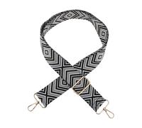 CAPASTEC Verstellbarer Taschengurt, Ersatzgurt für Handtasche, Schultergurt für Umhängetaschen, Nylon-Breitgurt für Taschen und Tragetaschen, Schwarz