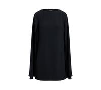 Cape-Cocktailkleid aus Georgette 36 Black