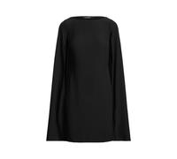 Cape-Cocktailkleid aus Georgette 38 Black