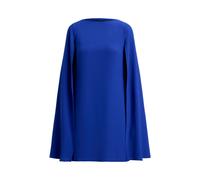 Cape-Cocktailkleid aus Georgette 44 Blue
