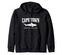 Cape Town Südafrika Great White Shark Cage Diving Vintage Kapuzenjacke