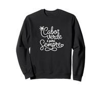 Cape Verde is Forever - Kapverdisches Herz Linienkunst Sweatshirt