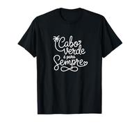Cape Verde is Forever - Kapverdisches Herz Linienkunst T-Shirt