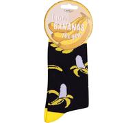 Capelli New York - Socken - Bananen Design - Black Combo - Größe 41-46