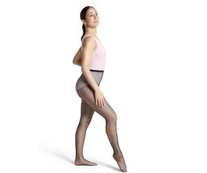 Capezio Damen 3400 Netzstrumpfhose mit N hten, Schwarz, M Lang EU