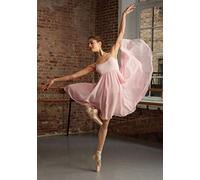 Capezio Damen Camisole Empire Dress Tanzkleider Für Erwachsene, Rosa - Shell Pink, S EU