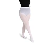 Capezio Damen Studio Basics Tight mit Fuß Strumpfhose, Weiss/opulenter Garten, L-XL