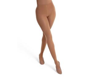 Capezio Damen Ultra Soft Transition Tight with Self-Knit Waistband Strumpfhose, Maple, S-M