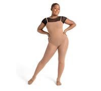 Capezio Damen Ultraweiche Steigbügel-Body-Tight Körpereng anliegend, Beige, S