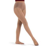 Capezio Hold & Stretch Steigbügelstrumpfhose für Damen, Professionelle Tanzstrumpfhose mit stützender, patentierter Elastizität, Steigbügelstrumpfhose für Studio, Performance & Alltag