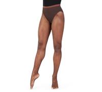 Capezio Professionelle nahtlose Netzstrumpfhose für Erwachsene, Kastanie, Größe Klein/Mittel