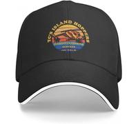 CAPHATMC Baseballkappe Hiphop Sonnenhut Island Hoppers Magnum PI Getragene Baseballkappe Neu im Hut Ball Cap Icon Lustige Hutkappe für Männer Frauen