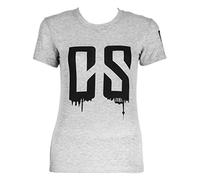 CAPITAL SPORTS Beforce Sportswear Trainings-T-Shirt XS Damen Freizeit-Sport-Shirt Rundhals (Kurzarm, meliert, für Frauen, Größe: XS) grau