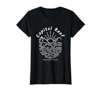 Capitol-Reef-Nationalpark Preisgünstiges Grafik-T-Shirt, Damen, Schwarz, S
