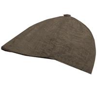 Capo Linen Flat Cap taupe - Größe L