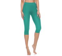 Capri Leggings aus Baumwolle MS10-199 Dunkeltürkis 4XL 4XL Dunkeltürkis
