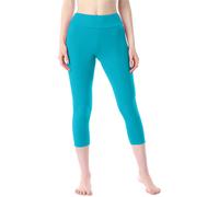 Capri Leggings aus Baumwolle MS10-430 PP2 Dunkeltürkis XL XL Dunkeltürkis