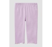 s.Oliver Capri Leggings aus Baumwollstretch mit Elastikbund Flieder 104
