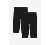 Capri-Leggings aus elastischem Bio-Baumwoll-Mix (2er Pack) 92/98