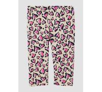s.Oliver Capri-Leggings mit All-Over-Print hellgelb 128