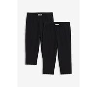 Capri-Leggings mit Bio-Baumwolle (2er Pack) 152