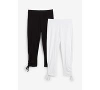 Capri-Leggings mit Raffung (2er Pack) 36/38 (S)