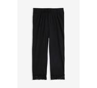 Capri-Leggings mit Spitzendetail 56/58 (3XL)