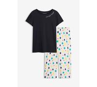 Capri Pyjama aus reiner Baumwolle 36/38 (S)