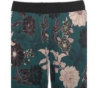 Capri-Pyjama schwarz-dunkelgrün-gemustert 44/46