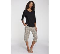 LASCANA - Vivance Dreams VD Leo Shorty grey aop - Gr. - 36/38