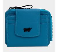 CAPRI RFID Kartenbörse 8 Kartenfächer blau Damen - Leder