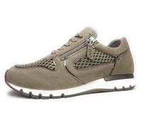 Caprice Komfort Schnürhalbschuh extra weit für Damen, oliv, Größe 36 EU