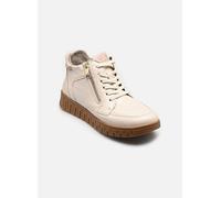 Caprice Damen Sneaker hoch Comfort 25219-45, Leder, Mehrweite H, Weiß (Offwhite Comb), 39