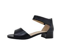 Riemchensandale CAPRICE "Caprice Sandalen Nappaleder", Damen, Gr. 39, schwarz, Nappaleder, Schuhe Riemchensandale (68910718-39) schwarz